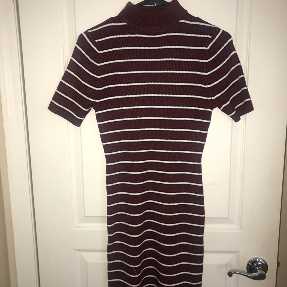 Knit, turtleneck dress